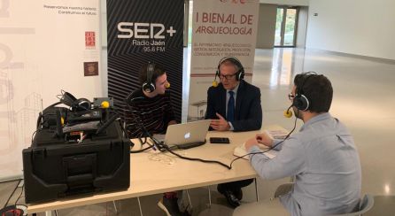 El ministro de Cultura en funciones, José Guirao, durante la entrevista en 'Hoy por Hoy Jaén'. El ministro de Cultura en funciones, José Guirao, durante la entrevista en 'Hoy por Hoy Jaén'.