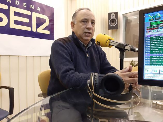 Valencia, durante su entrevista en Abocallena Valencia, durante su entrevista en Abocallena