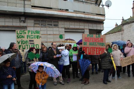 Vecinos de Gomezserracín y la comarca se manifiestan contra la concentración de pinares Vecinos de Gomezserracín y la comarca se manifiestan contra la concentración de pinares