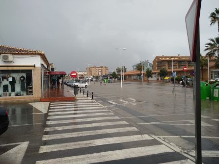 Zona del Arenal, esta mañana. Zona del Arenal, esta mañana.