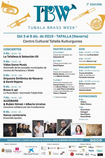 La "Tubala Brass Week" llena Tafalla de música y músicos La "Tubala Brass Week" llena Tafalla de música y músicos