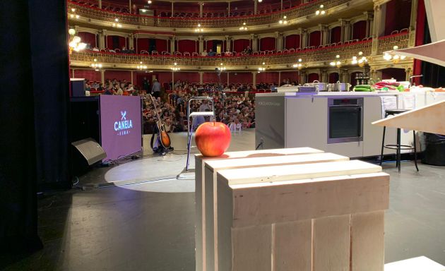 Cocina sana y saludable en el show cooking de la cadena SER. Cocina sana y saludable en el show cooking de la cadena SER.