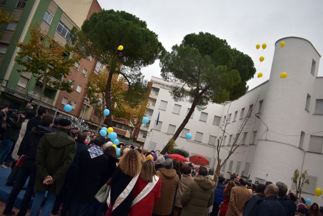 Suelta de globos tras la inauguración del Parque Suelta de globos tras la inauguración del Parque