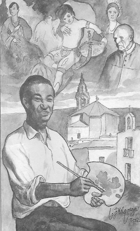 Wifredo Lam visto por Víctor de la Vega. Wifredo Lam visto por Víctor de la Vega.