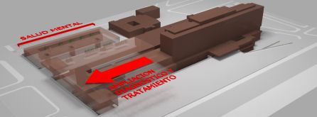 Las obras del Hospital comenzarán con la construcción del futuro edificio en el antiguo CAS Las obras del Hospital comenzarán con la construcción del futuro edificio en el antiguo CAS