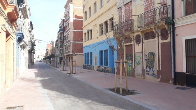 Aspecto actual tras la actuación municipal Aspecto actual tras la actuación municipal