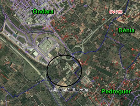 Propuesta de ubicación de la estación intermodal. Propuesta de ubicación de la estación intermodal.