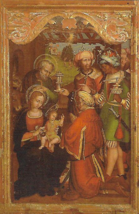 Adoración de los Magos, de Martin Gómez, chritsmas del Ayuntamiento de Cuenca, impreso invertido. Adoración de los Magos, de Martin Gómez, chritsmas del Ayuntamiento de Cuenca, impreso invertido.
