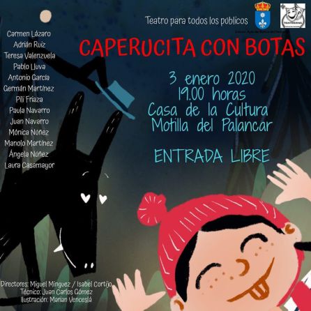 Cartel Caperucita con botas Cartel Caperucita con botas