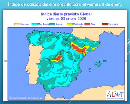Previsión calidad del aire Previsión calidad del aire