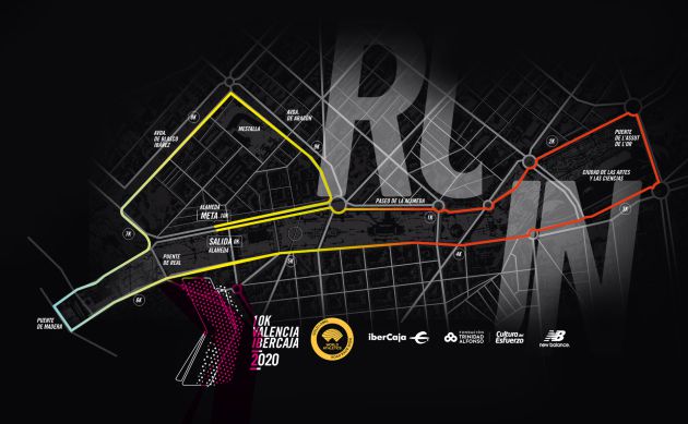 Recorrido de la 10K Valencia Ibercaja para este domingo 12 de enero Recorrido de la 10K Valencia Ibercaja para este domingo 12 de enero