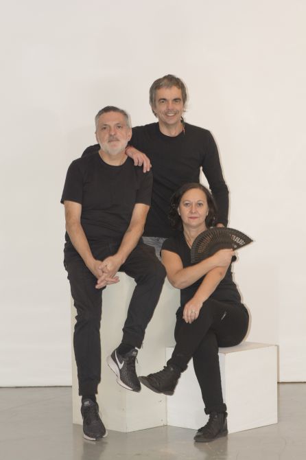 Juanma Cano, Mikel Areitio y Maite Lorenzo, tres de los pilares de 'Los olivos pálidos' Juanma Cano, Mikel Areitio y Maite Lorenzo, tres de los pilares de 'Los olivos pálidos'