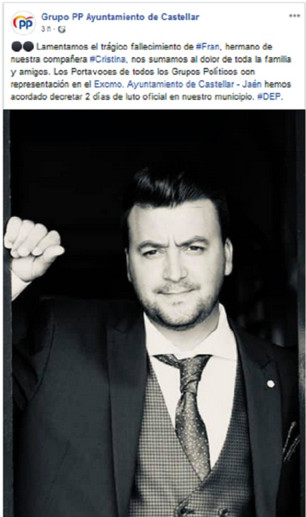 El grupo popular en el ayuntamiento se une a las condolencias de la familia, pues además, Francisco Motoso es hermano de una ex-concejala, Cristina Motoso. El grupo popular en el ayuntamiento se une a las condolencias de la familia, pues además, Francisco Motoso es hermano de una ex-concejala, Cristina Motoso.