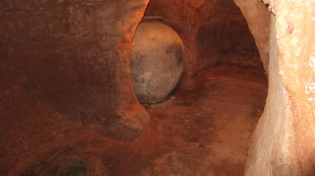 Una de las cuevas certificada en este estudio, en dónde se utiliza como despensa de una vivienda particular Una de las cuevas certificada en este estudio, en dónde se utiliza como despensa de una vivienda particular
