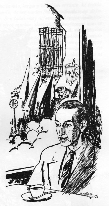 González-Ruano visto por Goñi, 1957. González-Ruano visto por Goñi, 1957.