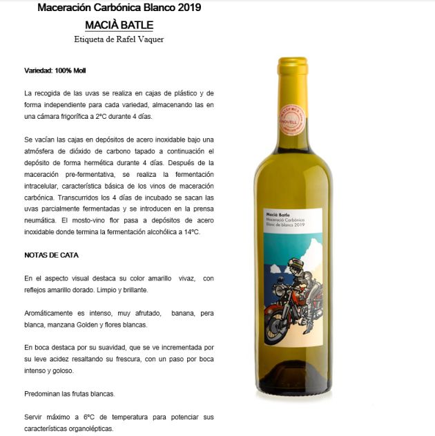 Macià Batle presenta su nueva colección "maceración carbónica 2019" Macià Batle presenta su nueva colección "maceración carbónica 2019"