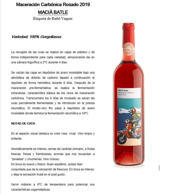 Macià Batle presenta su nueva colección "maceración carbónica 2019" Macià Batle presenta su nueva colección "maceración carbónica 2019"