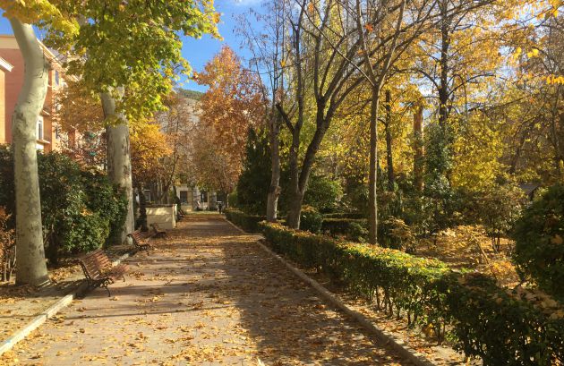 El parque de San Julián en otoño. El parque de San Julián en otoño.