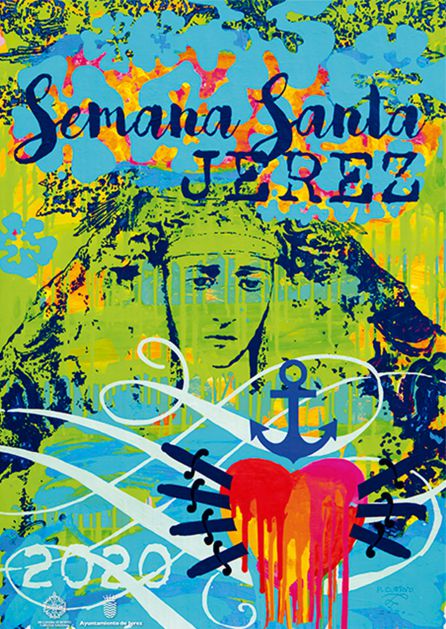 Cartel de la Semana Santa de Jerez 2020 obra de Manolo Cuervo Cartel de la Semana Santa de Jerez 2020 obra de Manolo Cuervo