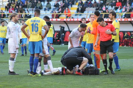Menudo fue atendido tras desperdiciar una de las mejores ocasiones del partido Menudo fue atendido tras desperdiciar una de las mejores ocasiones del partido