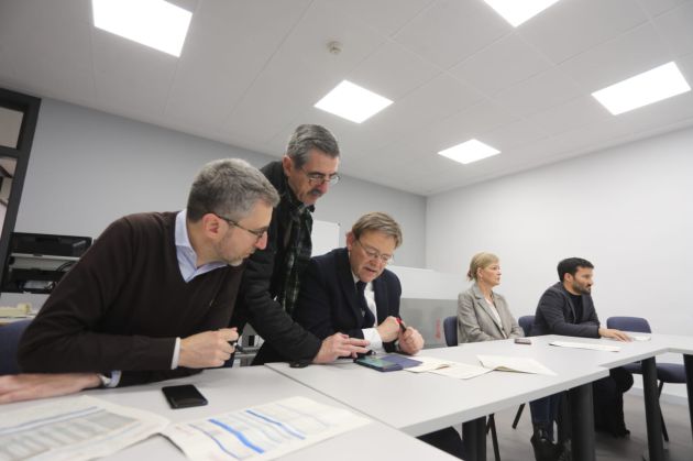 El president de la Generalitat, Ximo Puig, visita la sede del 112 Emergencias de la Comunitat Valenciana El president de la Generalitat, Ximo Puig, visita la sede del 112 Emergencias de la Comunitat Valenciana