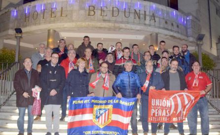 Una representación de peñistas atléticos se reunieron el fin de semana en La Bañeza Una representación de peñistas atléticos se reunieron el fin de semana en La Bañeza