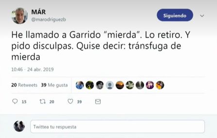 Rodríguez sobre Ángel Garrido, actual consejero de Transportes, tras abandonar el PP por Ciudadanos. Rodríguez sobre Ángel Garrido, actual consejero de Transportes, tras abandonar el PP por Ciudadanos.