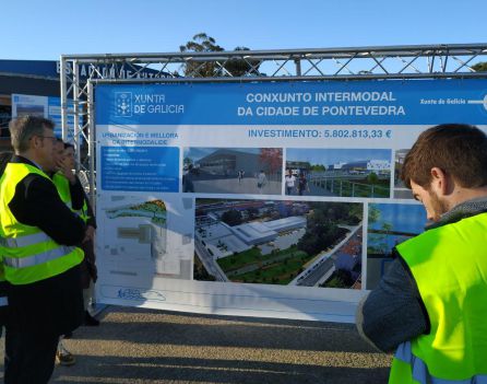 Visita de autoridades al inicio de las obras de la Estación Intermodal Visita de autoridades al inicio de las obras de la Estación Intermodal