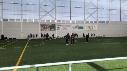 Simeone trasladó a su equipo a las instalaciones del Olímpico en la mañana del partido Simeone trasladó a su equipo a las instalaciones del Olímpico en la mañana del partido