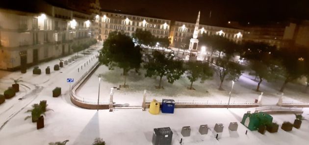 Plaza de la Merced de Málaga este jueves Plaza de la Merced de Málaga este jueves