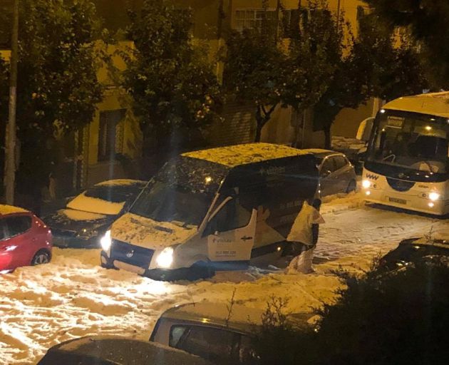 El centro de Málaga este jueves El centro de Málaga este jueves