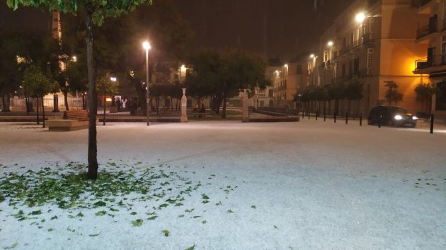 El centro de Málaga este jueves El centro de Málaga este jueves
