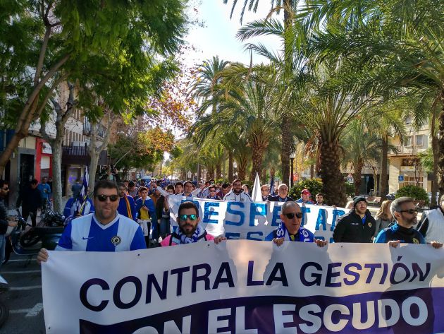 Imagen de la marcha protesta convocada por Unidad Herculana Imagen de la marcha protesta convocada por Unidad Herculana