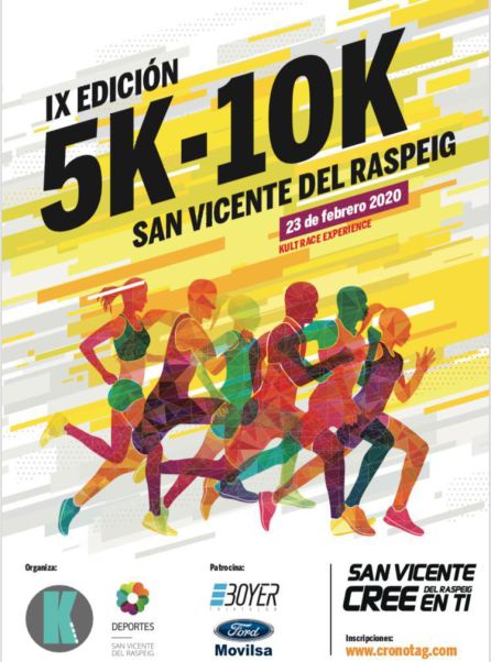 Cartel de la 5K y 10K de San Vicente del Raspeig Cartel de la 5K y 10K de San Vicente del Raspeig