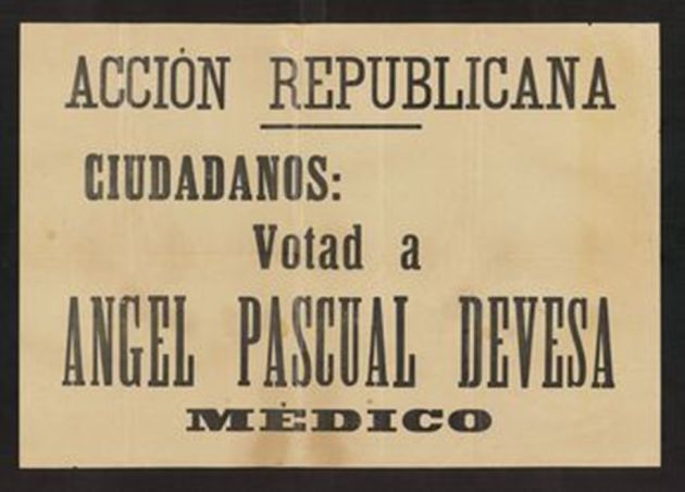 Cartel electoral de la Segunda República Cartel electoral de la Segunda República