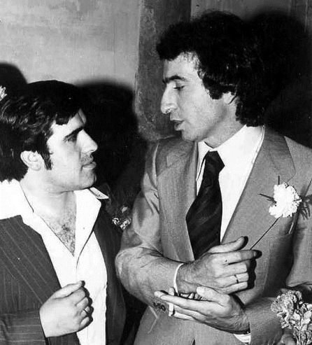 Jose Vicente y Jose Luis Perales en la boda del cantautor. Jose Vicente y Jose Luis Perales en la boda del cantautor.