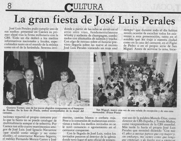 Presentación LP en San Miguel, 1986. Presentación LP en San Miguel, 1986.