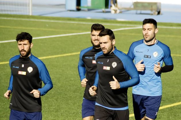 Entrenamiento del Hércules en la Ciudad Deportiva Entrenamiento del Hércules en la Ciudad Deportiva