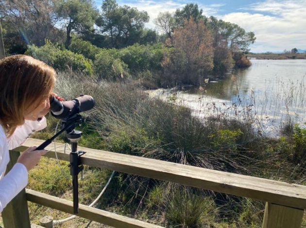 María José Catalá en La Albufera de València María José Catalá en La Albufera de València