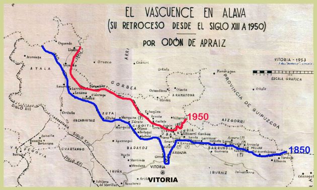 El mapa de Odón Apraiz El mapa de Odón Apraiz