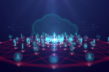 Imagen simulada de la nube Imagen simulada de la nube