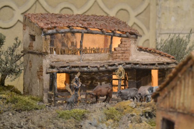Detalle del Belén del Seminario Detalle del Belén del Seminario