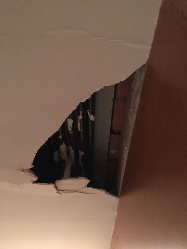 Grieta en una vivienda Grieta en una vivienda