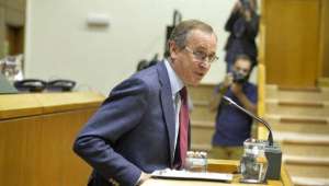 El presidente del PP vasco, Alfonso Alonso, en el Parlamento vasco El presidente del PP vasco, Alfonso Alonso, en el Parlamento vasco