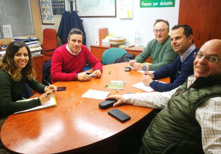 De derecha a izquierda, responsables de Asaja, Coag, Infaoliva, Upa y Cooperativas Agro-Alimentarias. De derecha a izquierda, responsables de Asaja, Coag, Infaoliva, Upa y Cooperativas Agro-Alimentarias.