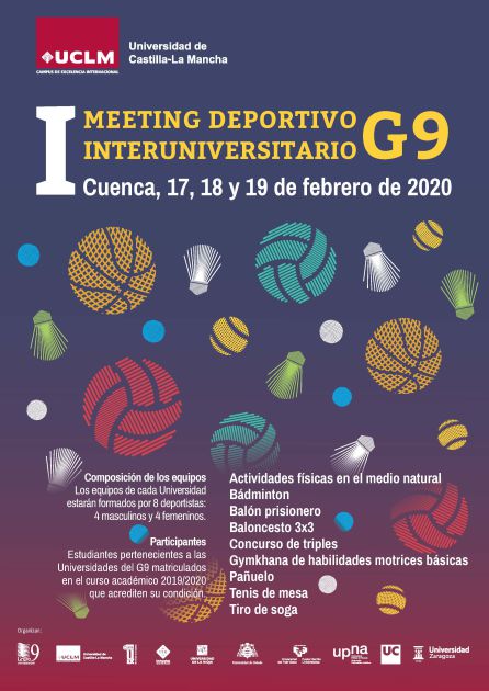 Cartel del meeting deportivo. Cartel del meeting deportivo.