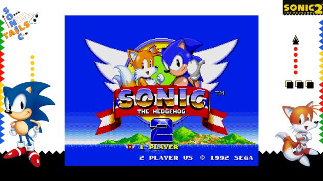 Sonic y Knuckles en la segunda parte del juego del erizo Sonic y Knuckles en la segunda parte del juego del erizo