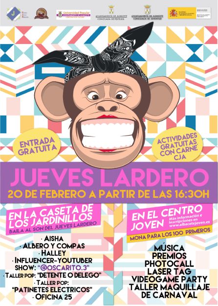 Programación para 'Jueves lardero' Programación para 'Jueves lardero'