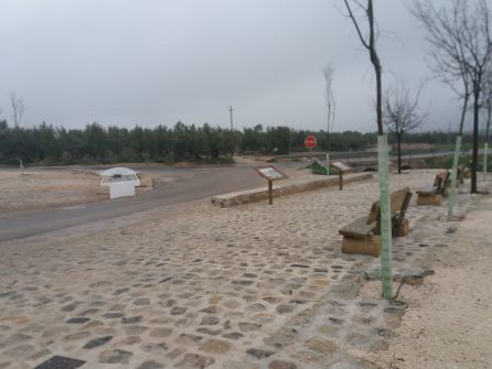 Vista general de la actuación en El Pradillo Vista general de la actuación en El Pradillo