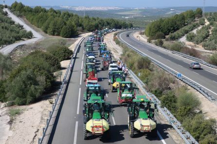 La tractorada ha generado 22 kilómetros de retenciones en las carreteras de la provincia de Córdoba La tractorada ha generado 22 kilómetros de retenciones en las carreteras de la provincia de Córdoba